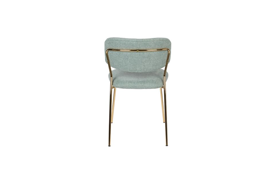 Jolien Chair gold and light green - 8