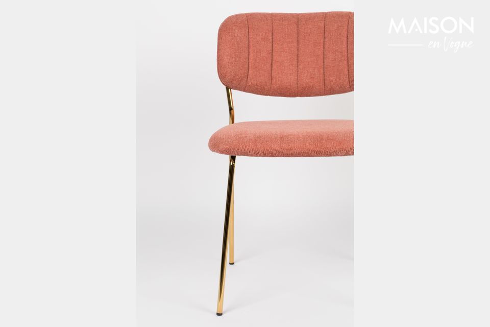 A chair with a stylish and fanciful design