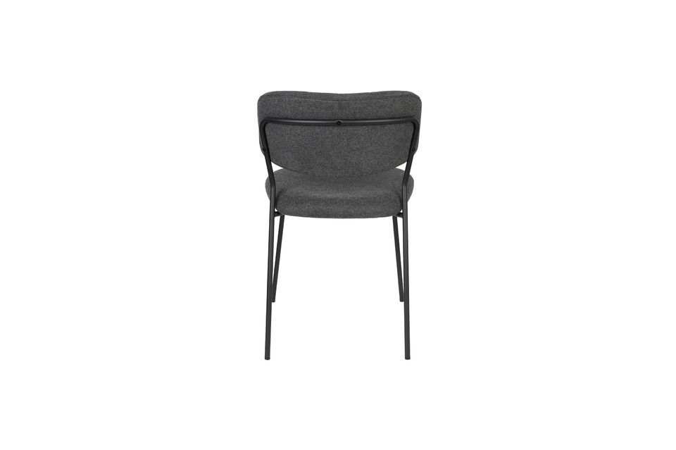 Jolien chair in dark grey - 9