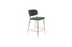 Miniature Jolien Counter Stool gold and dark green 10