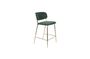 Miniature Jolien Counter Stool gold and dark green Clipped