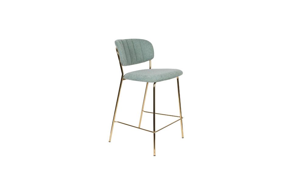 Jolien Counter Stool gold and light green - 7