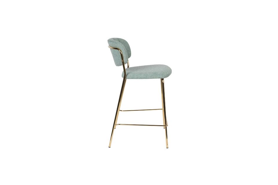 Jolien Counter Stool gold and light green - 9