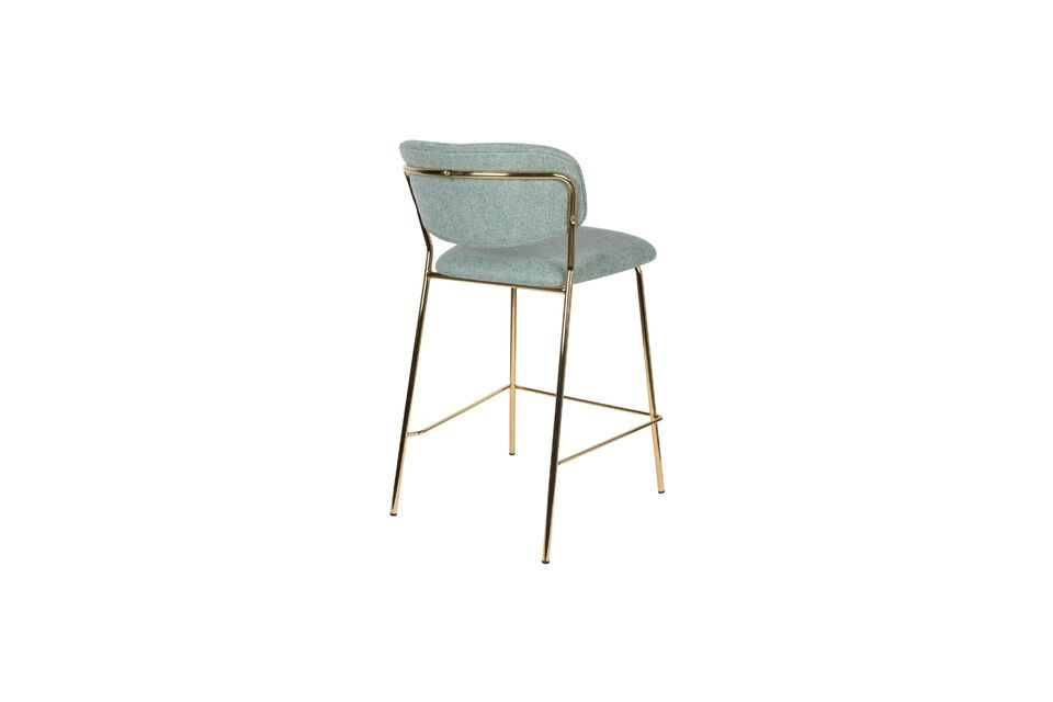 Jolien Counter Stool gold and light green - 10