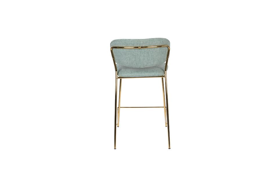 Jolien Counter Stool gold and light green - 11