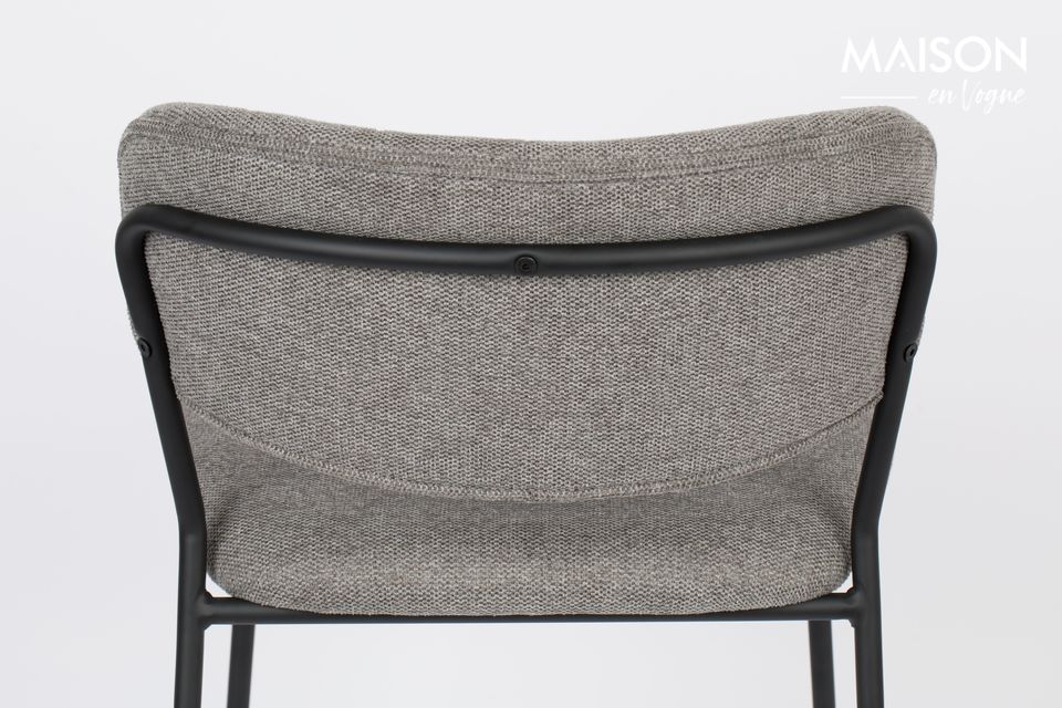 Jolien grey bar stool - 4