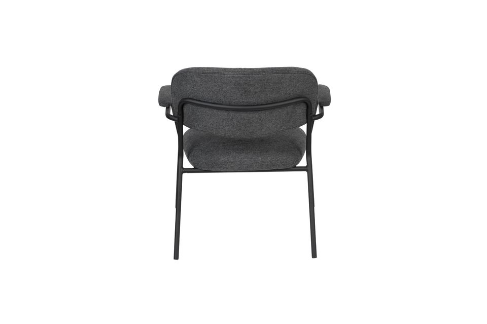 Jolien Lounge armchair dark grey - 9