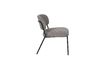 Miniature Jolien Lounge chair black and grey 9