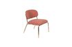 Miniature Jolien Lounge chair gold and pink 1
