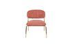 Miniature Jolien Lounge chair gold and pink 7