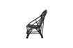 Miniature Joline black rattan lounge chair 5