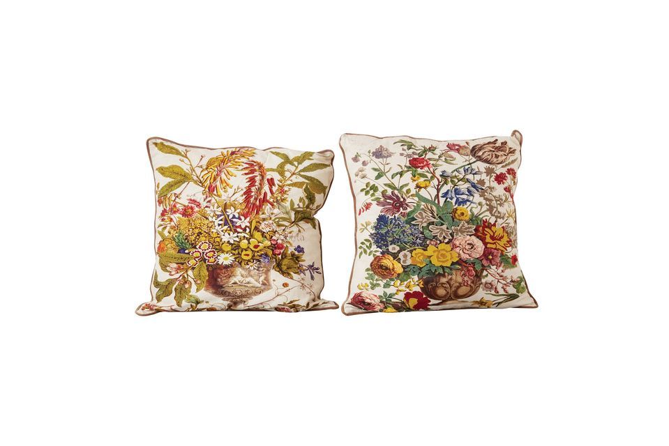 Julos Multicoloured cotton cushion Bloomingville