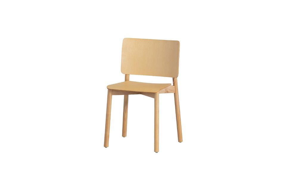 Karel beige chair Woood