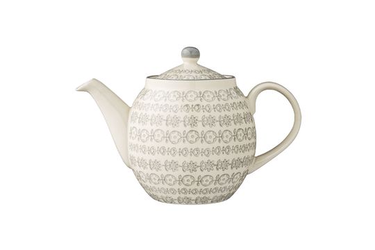 Karine Decorated stoneware teapot