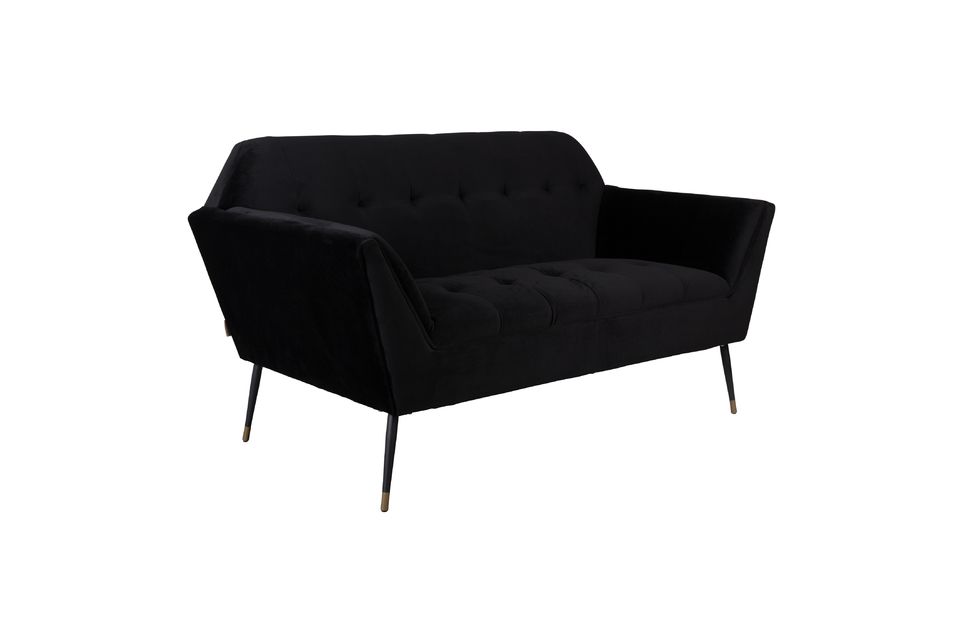 Kate Black Sofa - 8