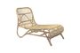 Miniature Kim rattan Chaise longue Clipped