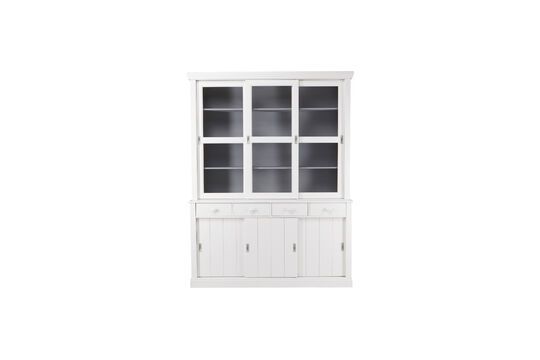 Lagos white wooden wardrobe Clipped