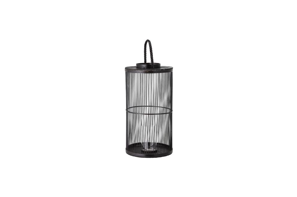 Lantern with black glass Effie Bloomingville