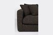 Miniature Large 3 seater sofa in brown fabric Sense 3