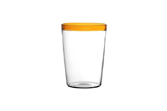Large amber glass water glass Tarifa