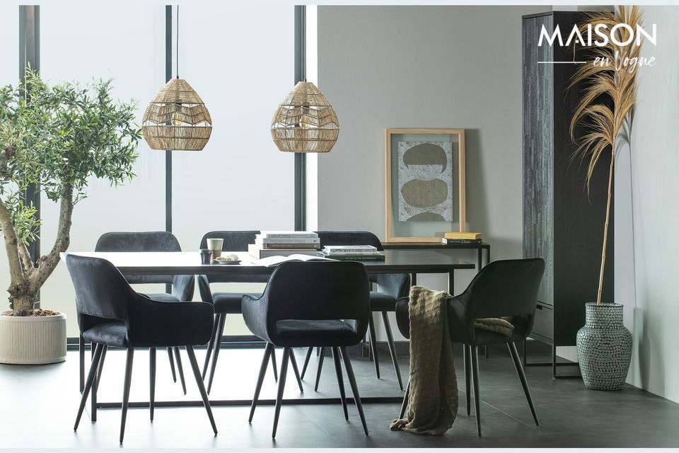 The playful and charming pendant lamp in the color beige comes from the collection of the Dutch