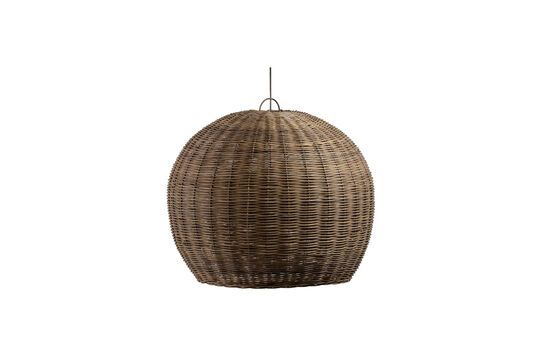 Large beige rattan lamp Mooze Clipped