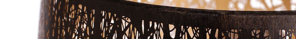 Material Details Large black and gold metal floor lamp Keto