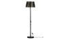 Miniature Large black and gold metal floor lamp Keto Clipped