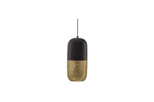 Large black and gold metal hanging lamp Tirsa Clipped