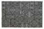 Miniature Large black and white fabric carpet Renna Clipped