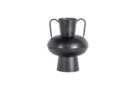 Large black metal vase Vere Clipped