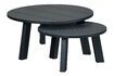 Miniature Large black wood side table Benson 4