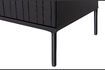 Miniature Large black wooden tv stand New 7