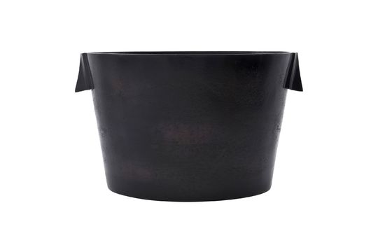 Large brown aluminum champagne bucket Buck 
