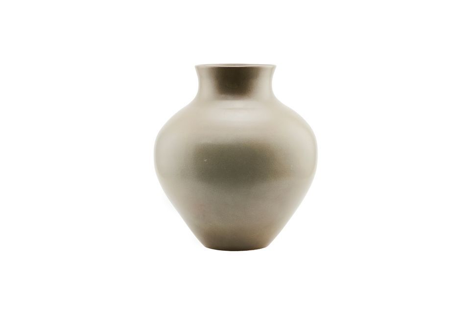 Large brown ceramic vase Santa Fe House Doctor