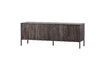 Miniature Large brown oak tv stand New 4