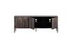 Miniature Large brown oak tv stand New 5