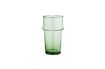 Miniature Large green glass water glass Beldi 1