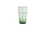 Miniature Large green glass water glass Beldi Clipped