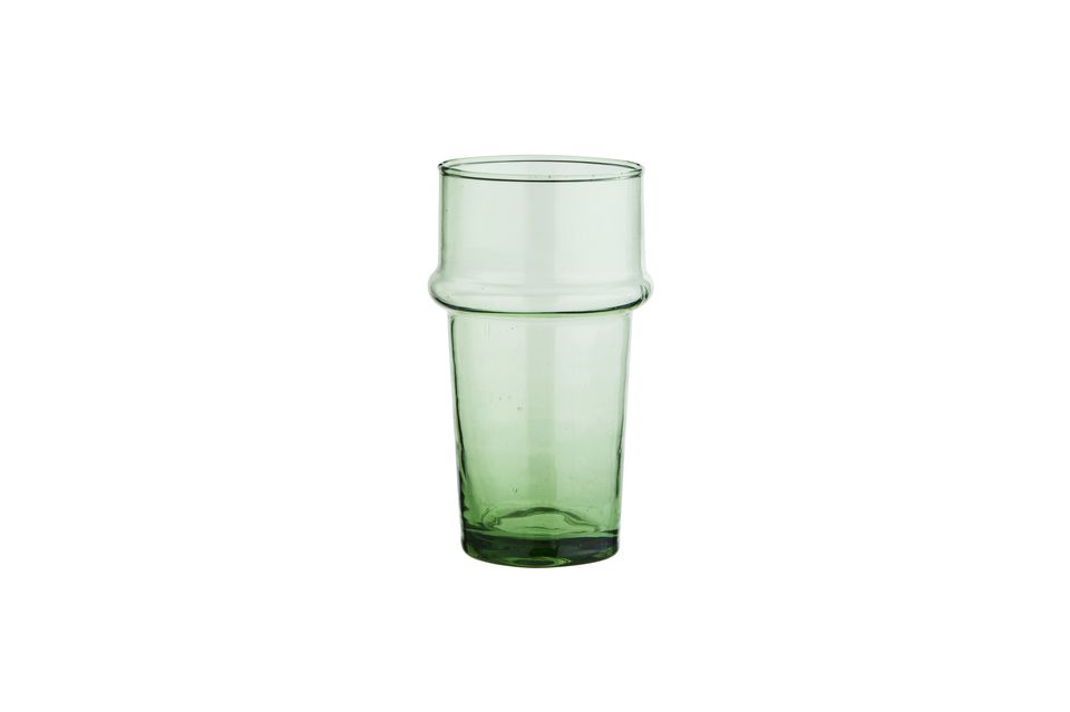 Large green glass water glass Beldi Madam Stoltz