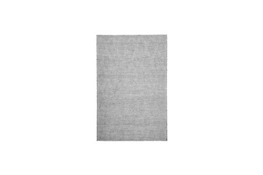 Large grey fabric carpet Mara Clipped