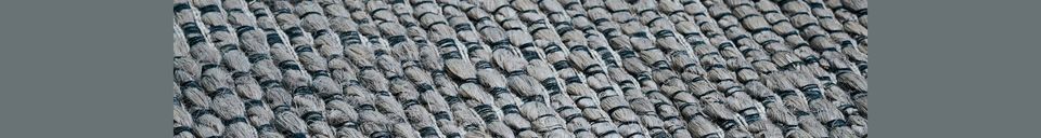 Material Details Large grey fabric carpet Mara