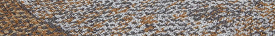 Material Details Large multi-colored fabric carpet Cira