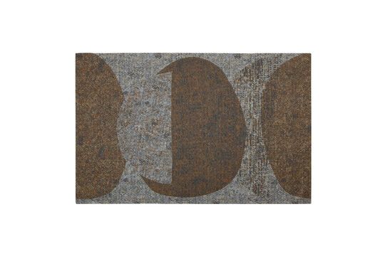 Large multi-colored fabric carpet Cira Clipped