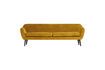 Miniature Large ochre velvet sofa Rocco 1