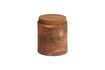 Miniature Large pot with lid in beige acacia wood Opal 1