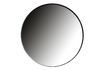 Miniature Large round black metal mirror Doutzen 1