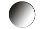 Miniature Large round black metal mirror Doutzen Clipped