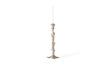 Miniature Large silver aluminum candle holder Drip 2