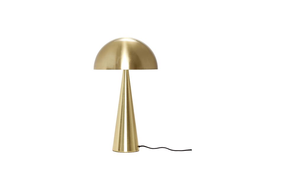 Large table lamp in gilded metal Mush Hübsch